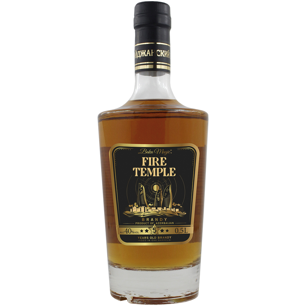 Azerbeidzjaanse Brandy VSOP "Vuurtempel" 5 jaar, 40% vol.