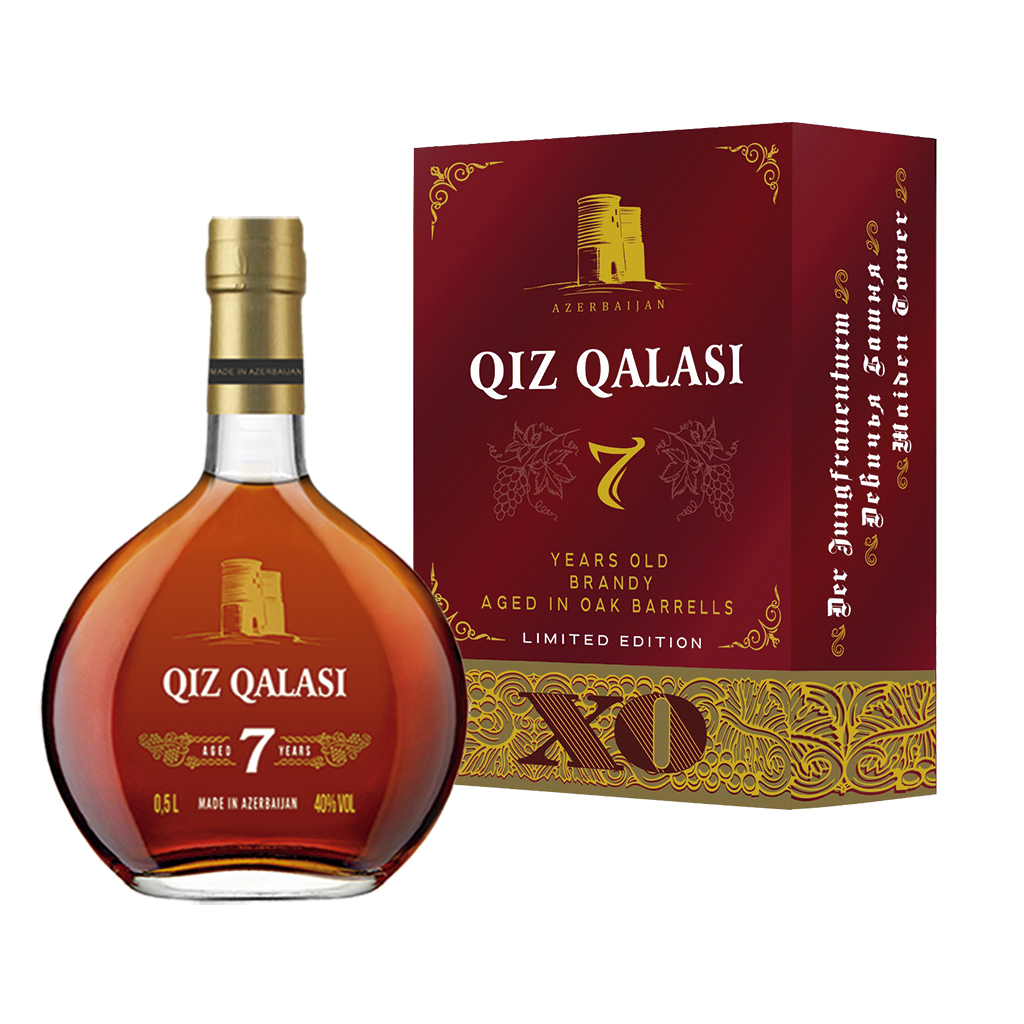 Azerbeidzjaanse brandy XO "QIZ QALASI" 7 jaar, 40% vol.