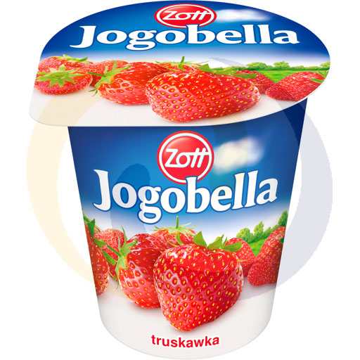 Yoghurt Jogobella 150g aardbei/gebakken appel/blauwe bes