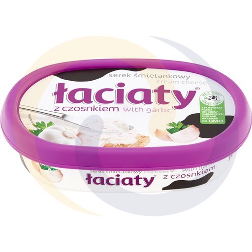 Сырный крем "Łaciaty" с чесноком 135 г