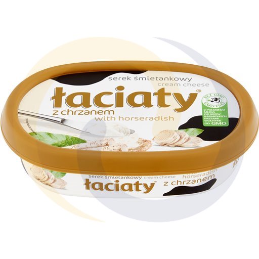 Сыр творожный Łaciaty с хреном 135 г