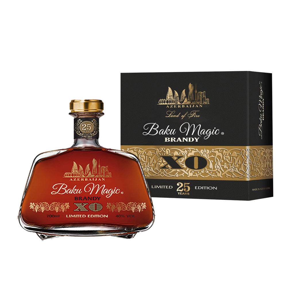 Brandy XO "Baku Magic" 25 jaar, 40% vol.