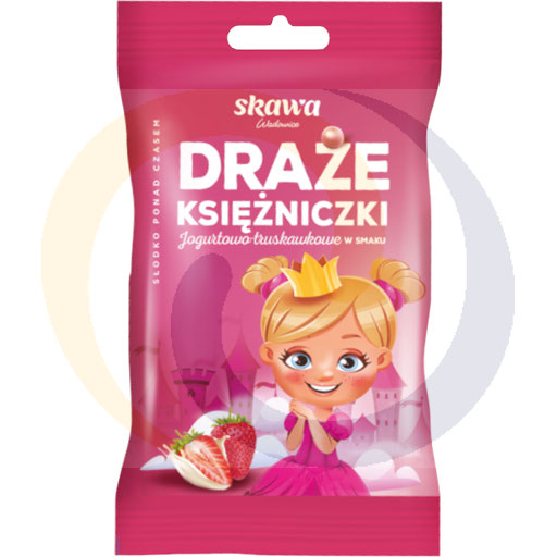 Вадовице Скава Ксежничка Йогуртные драже со вкусом клубники 70 г