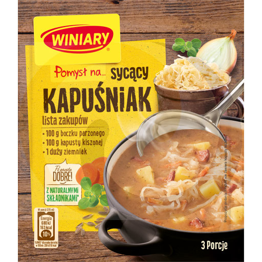 Суповая идея для сытного капустного супа 42г/30шт Winiary