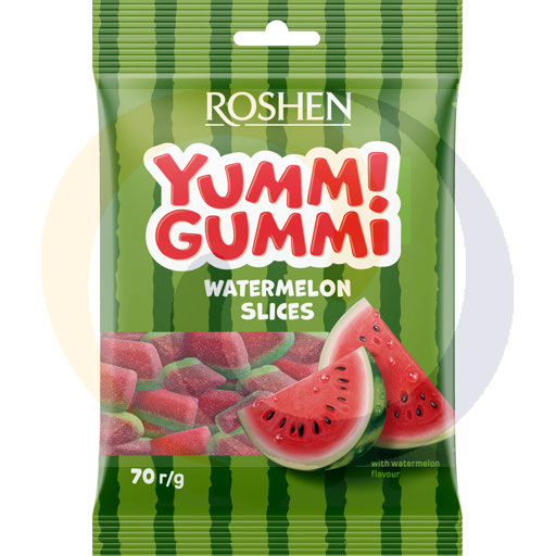 Yummi Gummi Watermelon Slices 70g Roshen