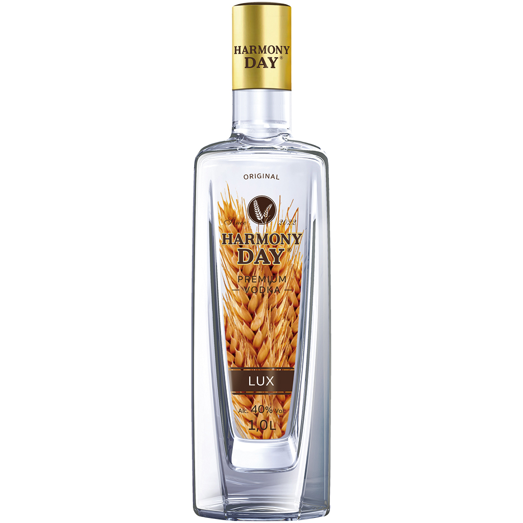"HARMONY DAY" wodka Lux, 40% vol.