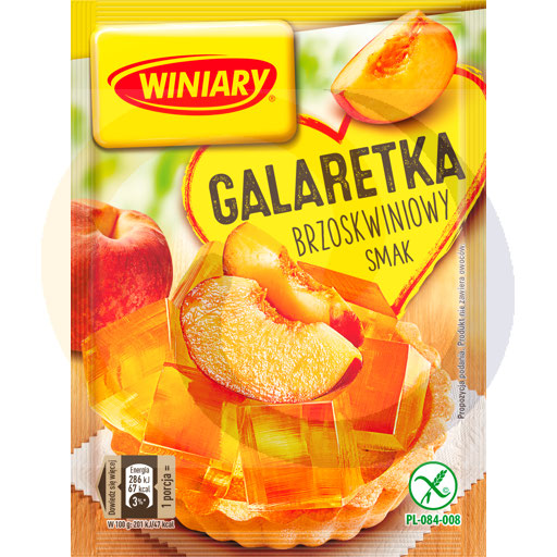 Вишневая желейка Winiary со вкусом персика 71 г