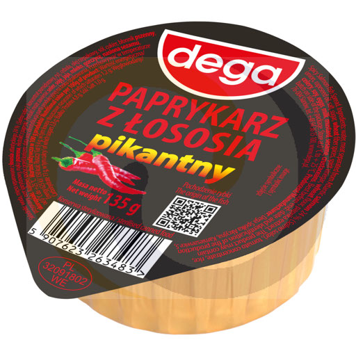 Dega Pittige zalmpaprykarz 135g