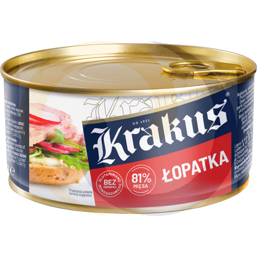 Krakus Varkensschouder in blik 300g