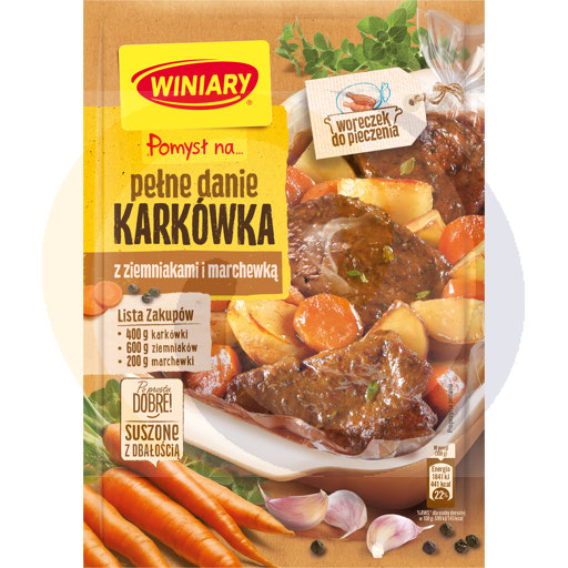 Winiary Pomysł na... Volledige Maaltijd Varkensnek met Aardappelen en Wortel 30 g