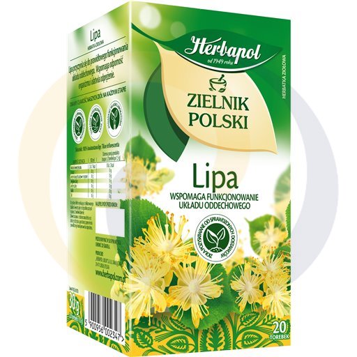 Травяной чай Herbapol Zielnik Polski с липой 30 г (20 x 1,5 г)