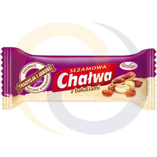 Unitop sesamhalva met gedroogd fruit 50g