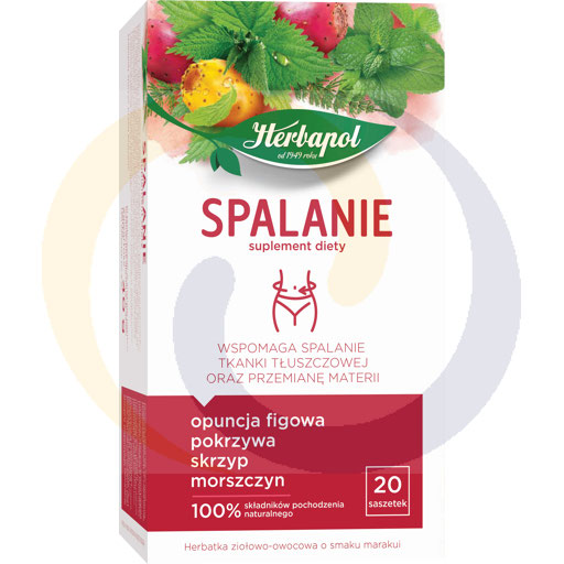Herbapol Brandende Dieet Supplement Kruidenvruchtenthee 40 g (20 x 2 g)