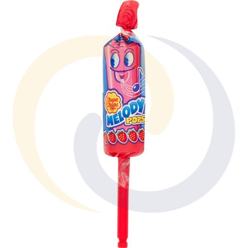 Chupa Chups Melody Lolly's Aardbei Smaak 48 x 15 g