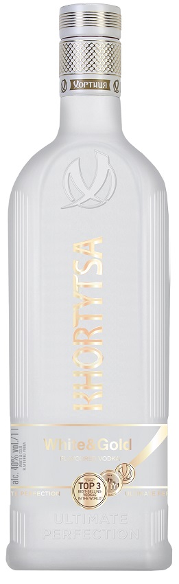 Gearomatiseerde wodka "White & Gold", 40% vol.