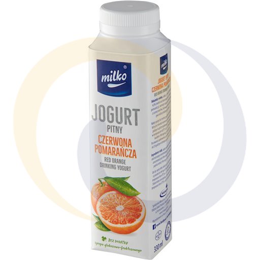 Milko drinkyoghurt bloedsinaasappel 0,33l