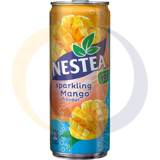 Nestea газированный черный травяной напиток манго банка 0.33
