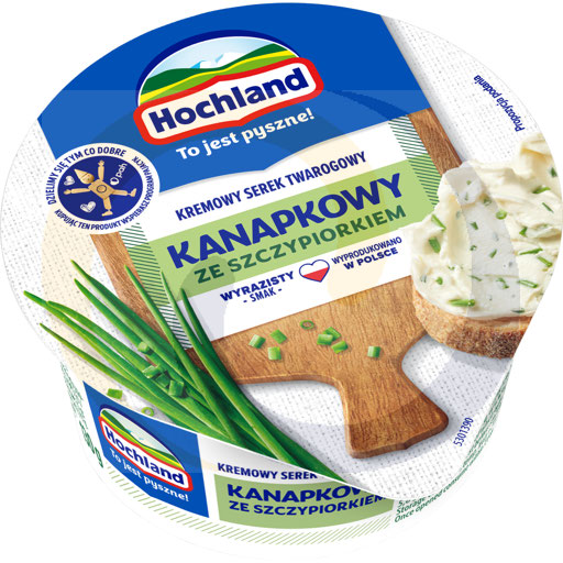 Sandwichkaas met voorjaarsuitjes 130g Hochland