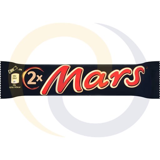 Шоколадный батончик Mars с нугой и карамелью, покрытый молочным шоколадом, 70 г (2 штуки)
