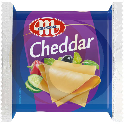 Mlekovita smeltkaas Cheddar in plakjes 130g