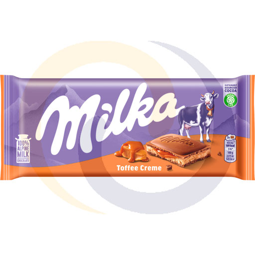 Milka Toffee Crème Melkchocolade 100 g