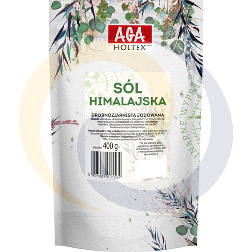 Гималайская соль мелкого помола 400г / 15шт Aga Holtex
