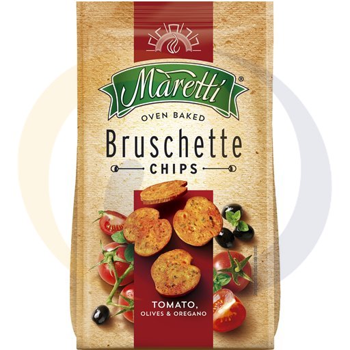 Maretti Oven Gebakken Bruschette Chips Tomaat Olijven & Oregano 70g