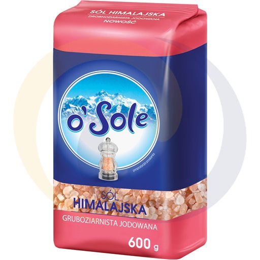 o'Sole Ruw Gejodeerd Himalaya Zout 600 g