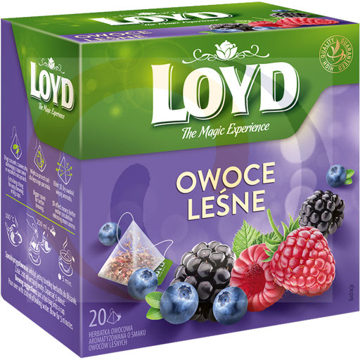 Loyd Gearomatiseerde Fruitinfusie met Bosvruchten Smaak 40 g (20 x 2 g)