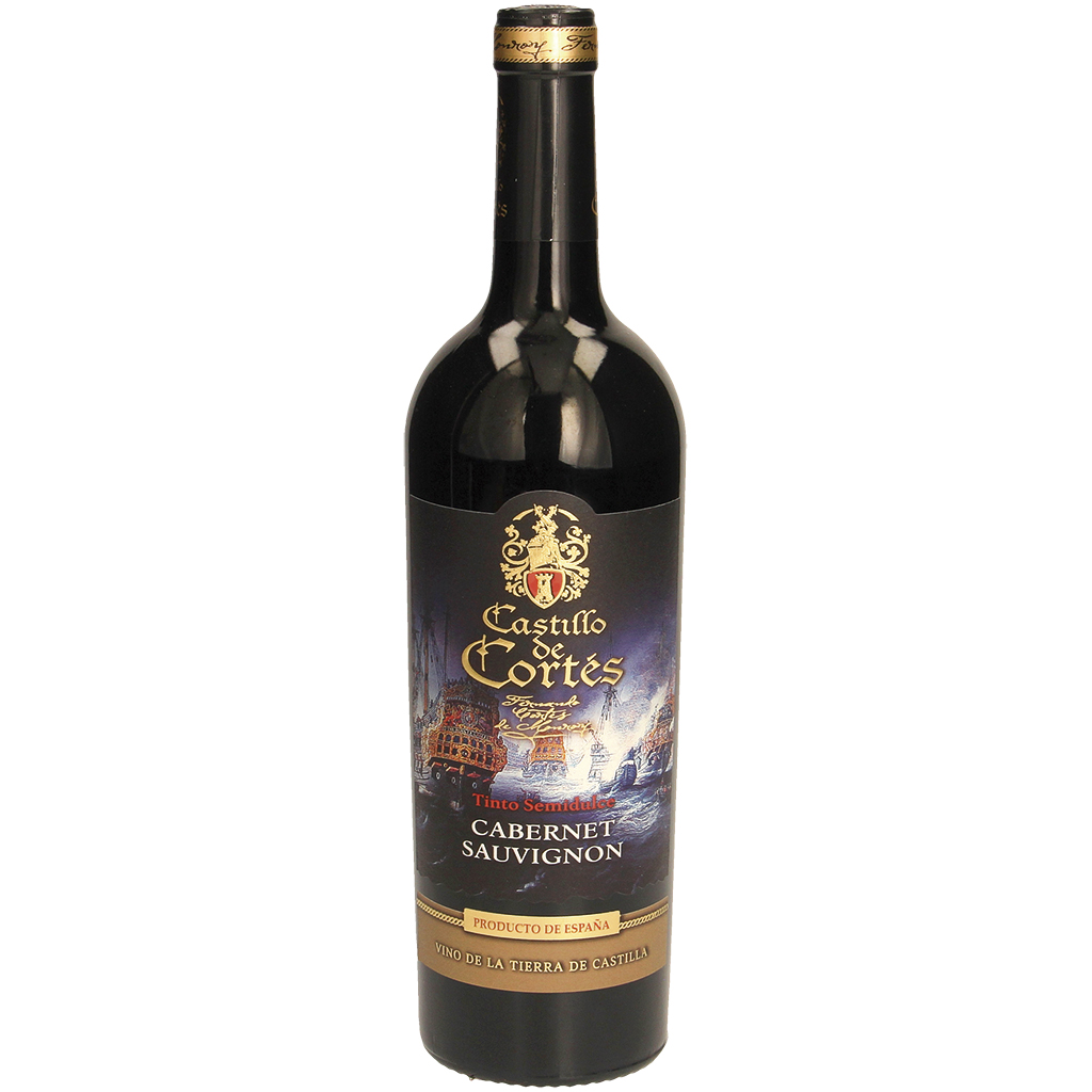 "Castillo de Cortes Cabernet Sauvignon tinto semidulce" Испа