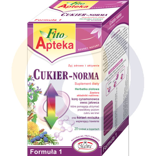 Fito Apteka Suiker-Norm Dieet Supplement Kruidenthee 40 g (20 x 2 g)