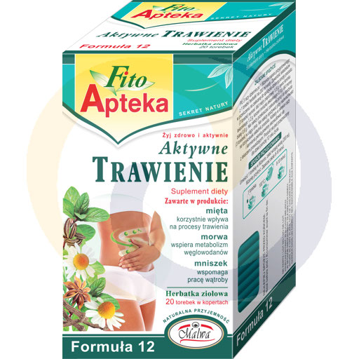 Фито Аптека Активное Пищеварение Диетическая Добавка Травяной Чай 40 г (20 x 2 г)