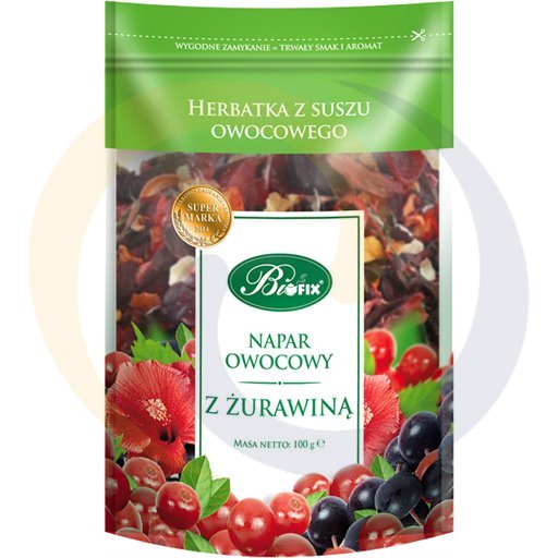 Бификс Infusion Фруктовый чай с клюквой 100 г