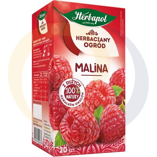 Травяной сад малиновый фруктовый травяной чай Herbapol 54 г