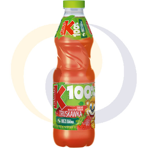 Kubuś 100% sap aardbei-banaan 0,85l