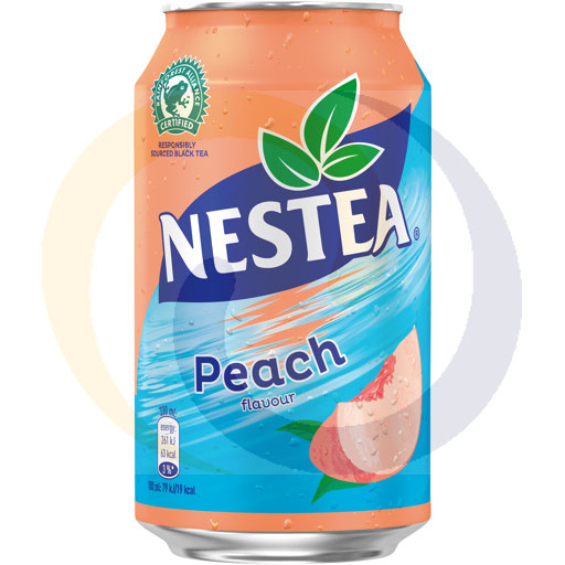 Nestea айс-ти черный с травами и персиком 0,33л/12шт Tymbark