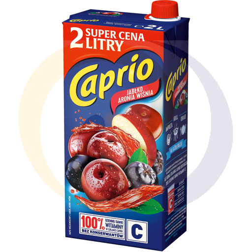 Напиток Caprio яблочно-вишнево-арониевый 2л / 6шт E Caprio