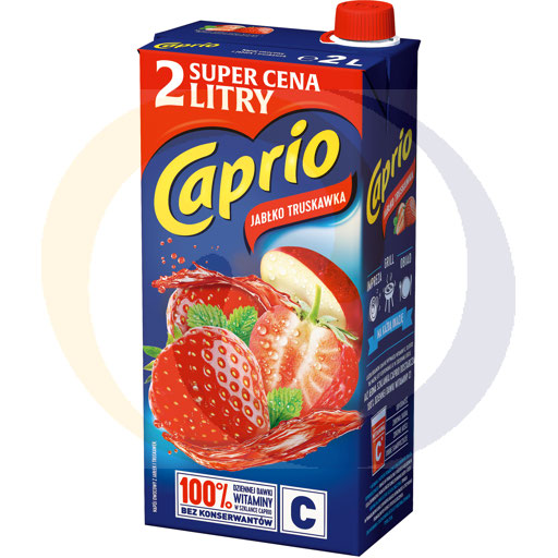 Caprio drank appel-aardbei 2l / 6st E Caprio