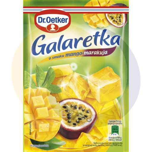 Mango passievrucht jelly 72g/25st Dr.Oetker