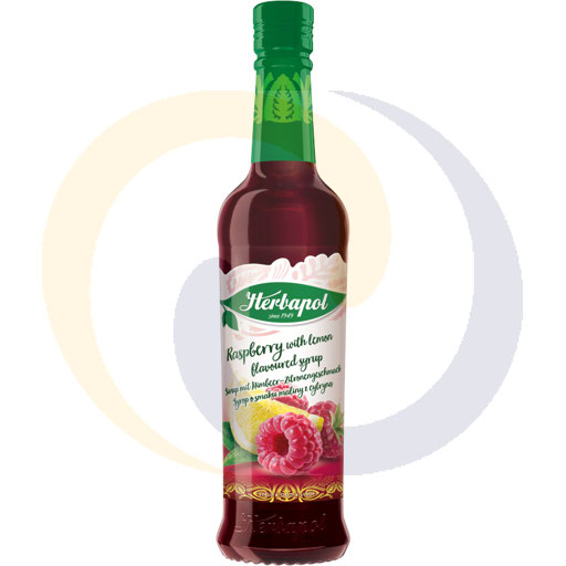 Siroop Fruit Spi�.Framboos met citroen 420ml/8st E Herbapol