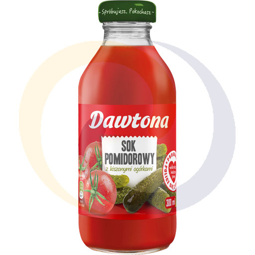 Tomatensap met augurken, glas 0,3l/12 stuks. Dawtona
