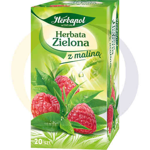 Herbapol Groene Thee met Framboos 34 g (20 x 1,7 g)