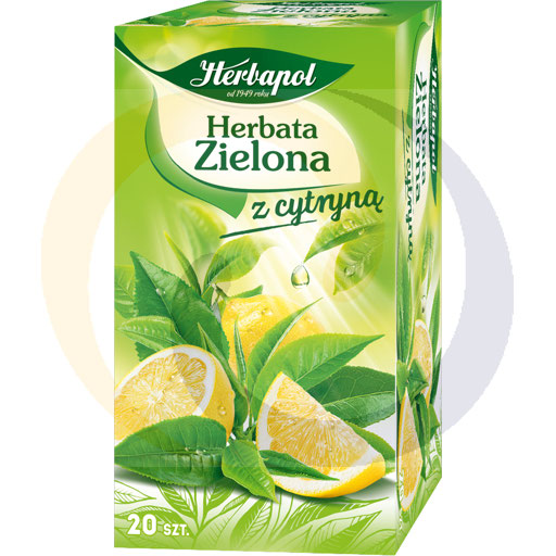 Зеленый чай с лимоном Herbapol 34 г (20 x 1.7 г)