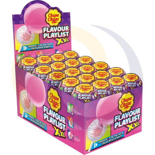 Chupa Chups Smaak Playlist XXL Meerdere Smaken met Kauwgom Binnenin Lollies 29 g
