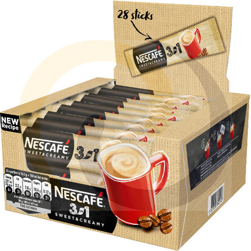 Koffie 3in1 Nescafe Romige Latte dis.15g/28st/10dis Nestle