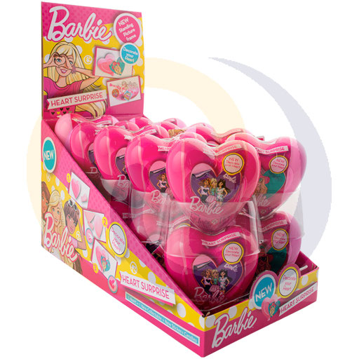Maxco Barbie-hart met snoepjes 12g