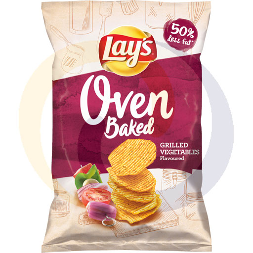 Чипсы Lays жареные овощи на гриле 110г/26шт Frito Lay