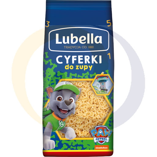 Lubella pasta Paw Patrol cijfertjes 350g