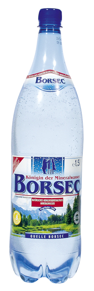 Natuurlijk koolzuurhoudend mineraalwater "Borsec"