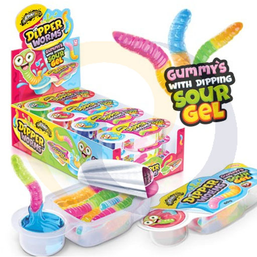 Johny Bee dipper worm gummies 60g